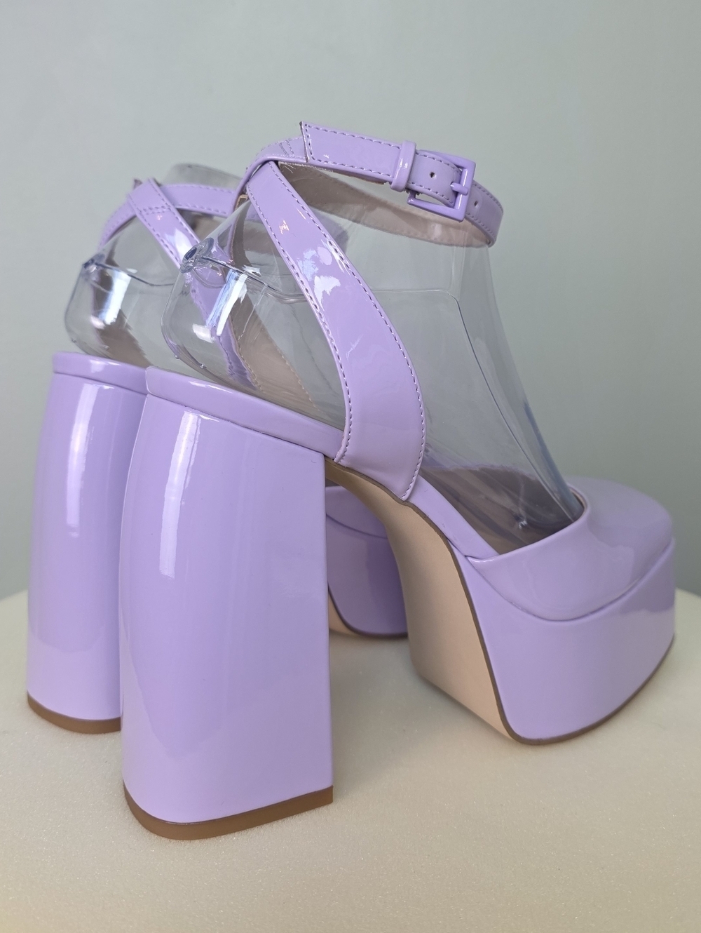 BP. Danni Platform Pump Square Toe, Lilac Purple – Size 7.5M - Great Condition! - Picture 11 of 16